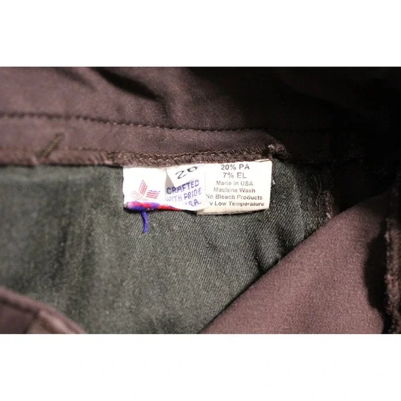 The Tailored Sportsman Women's Brown Equestrian Riding Breeches SZ 26 USA Made - Picture 9 of 11